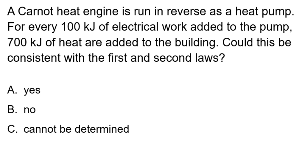 An example problem on the Carnot Cycle.