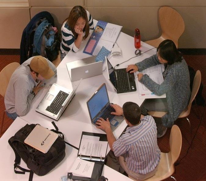 Image of students studying