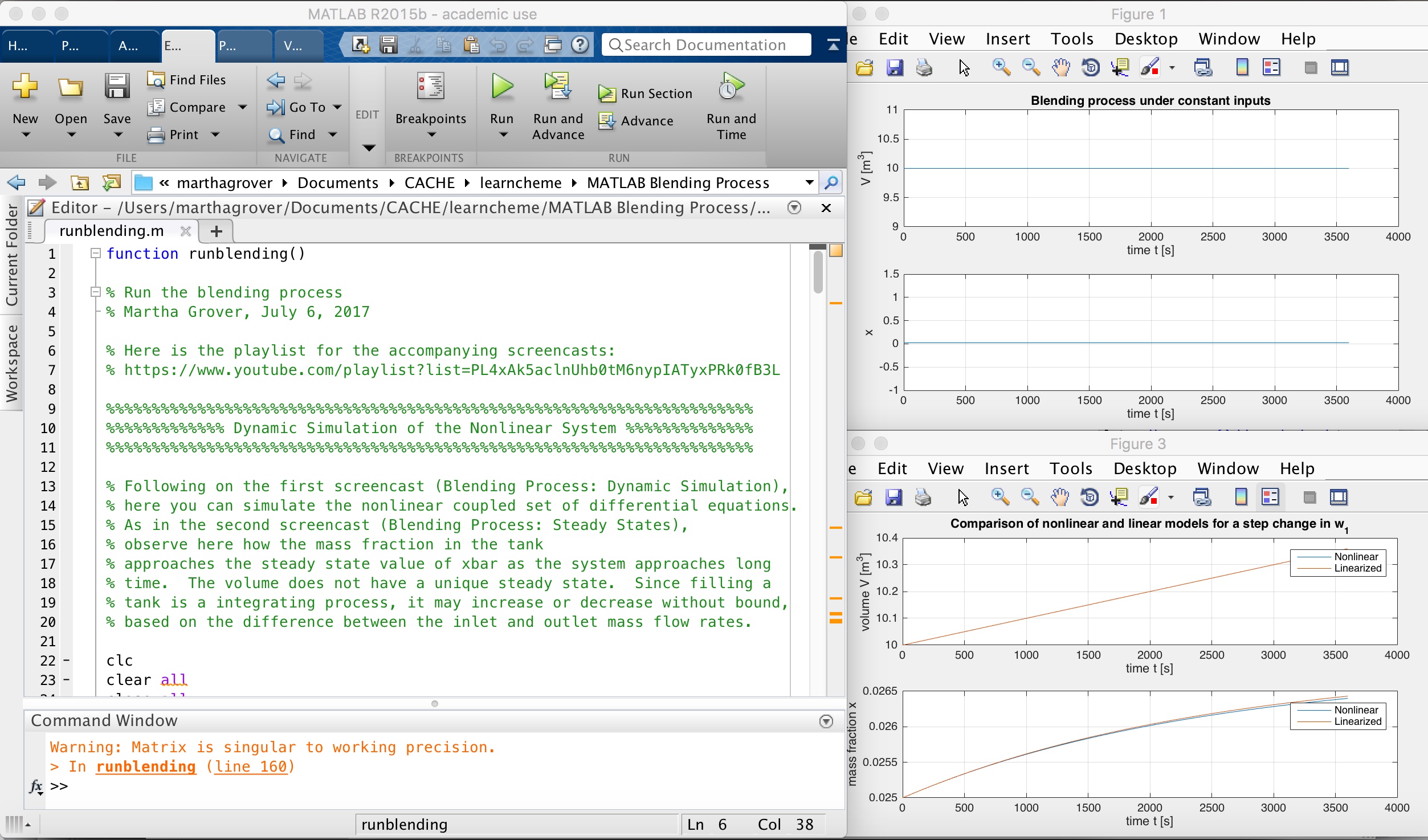 The Blending Process (for MATLAB)