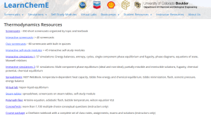 image of the Thermo Resources page