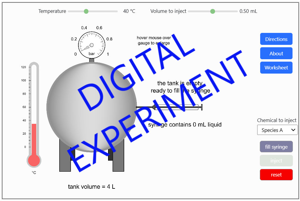 Determine Antoine Constants Digital Experiment