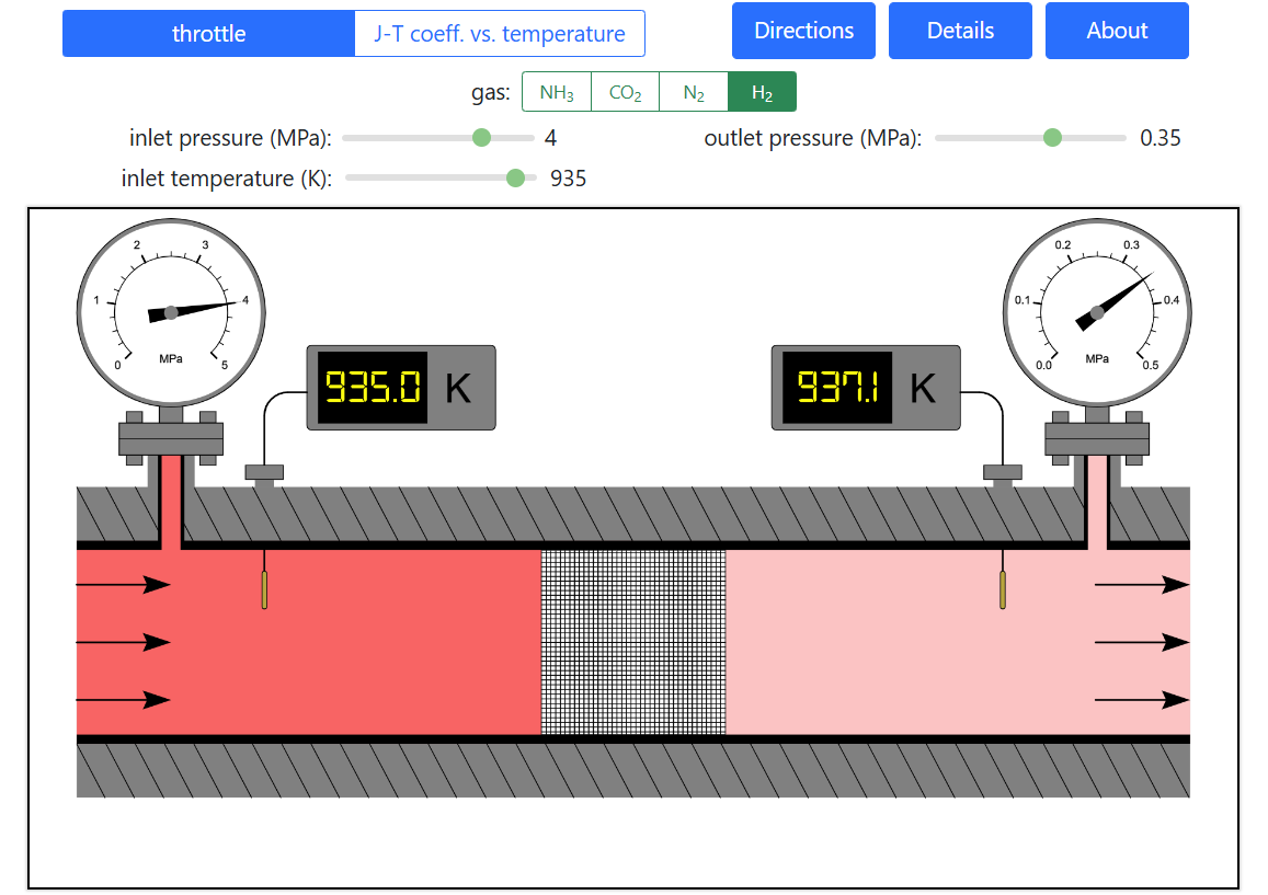 Joule-Thomson Expansion