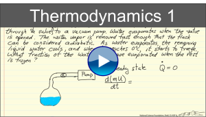 image of a thermo 1 screencast with text and a drawing of a pump
